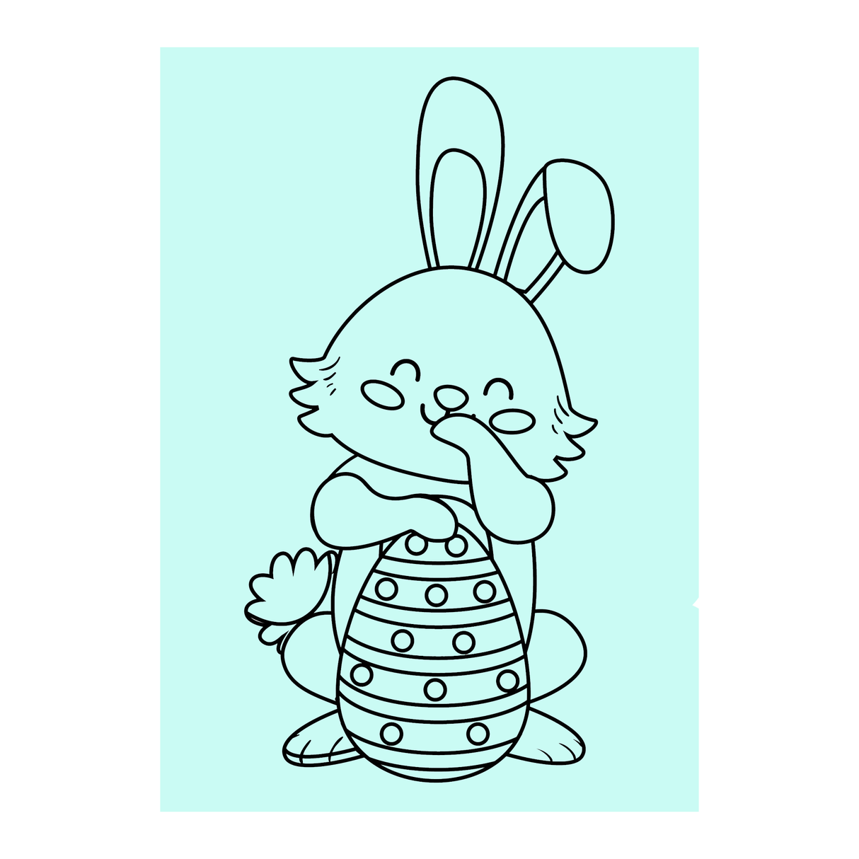Bunny & Egg - A5 Sand Art - Pack of 10