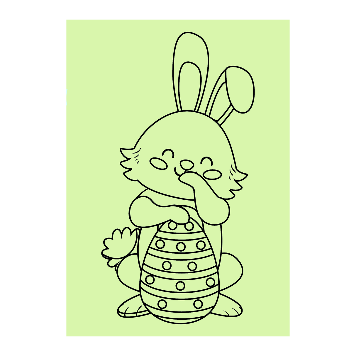 Bunny & Egg - A5 Sand Art - Pack of 10