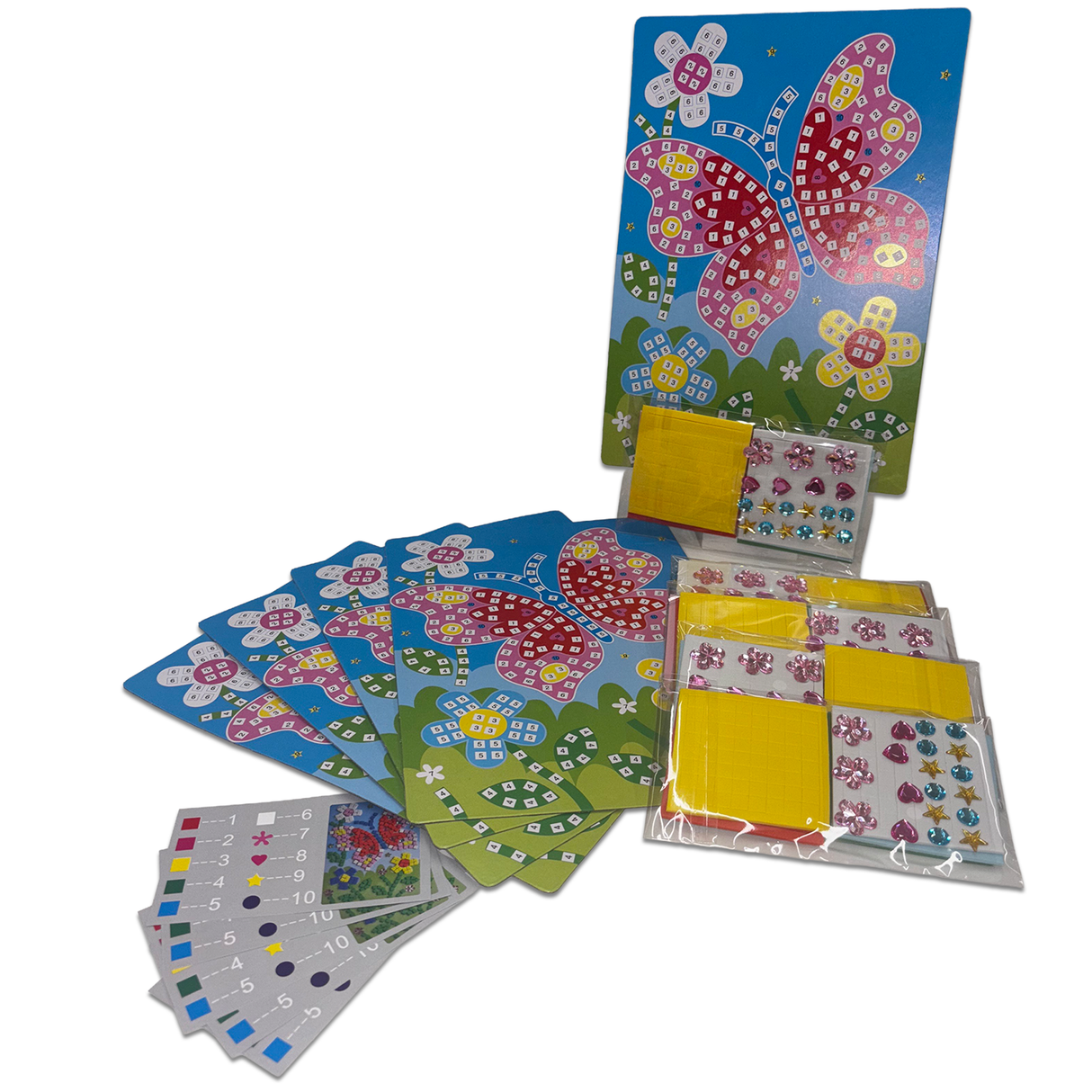 Mosaic Art Butterfly Pack of 5