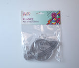 Suncatcher  -  Planet   -  Pack of 5 with Suction Hooks