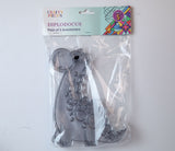Suncatcher  -  Dino Diplodocus   -  Pack of 5 with Suction Hooks