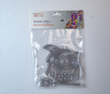 Suncatcher  -  Wise Owl  -  Pack of 5 with Suction Hooks