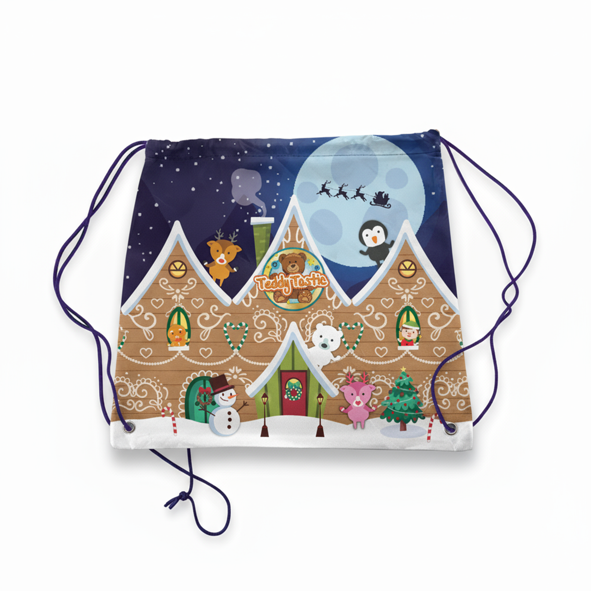 Drawstring Bag - Christmas