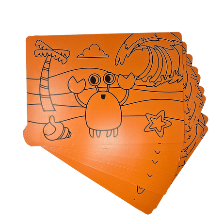 Crab A4 Sand Art - Pack of 10
