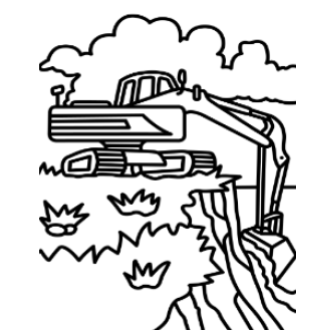 A4 Digger Sand Art Picture (25 Pack)