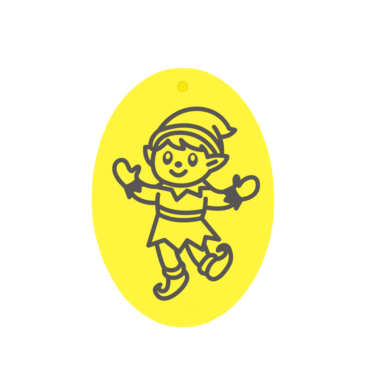 Elf Oval Sand Art Picture (10 Pack)