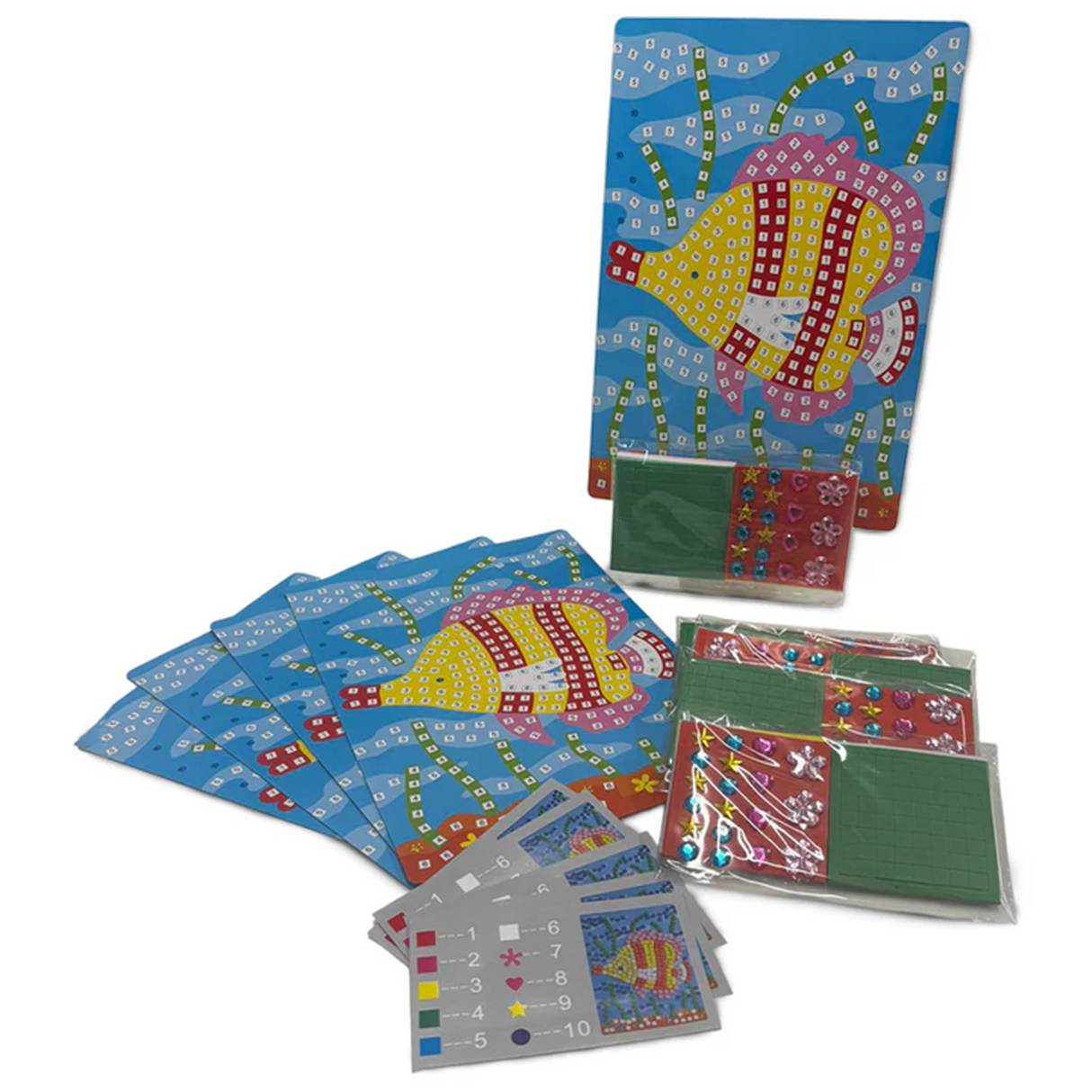 Mosaic Art Fish Pack of 5