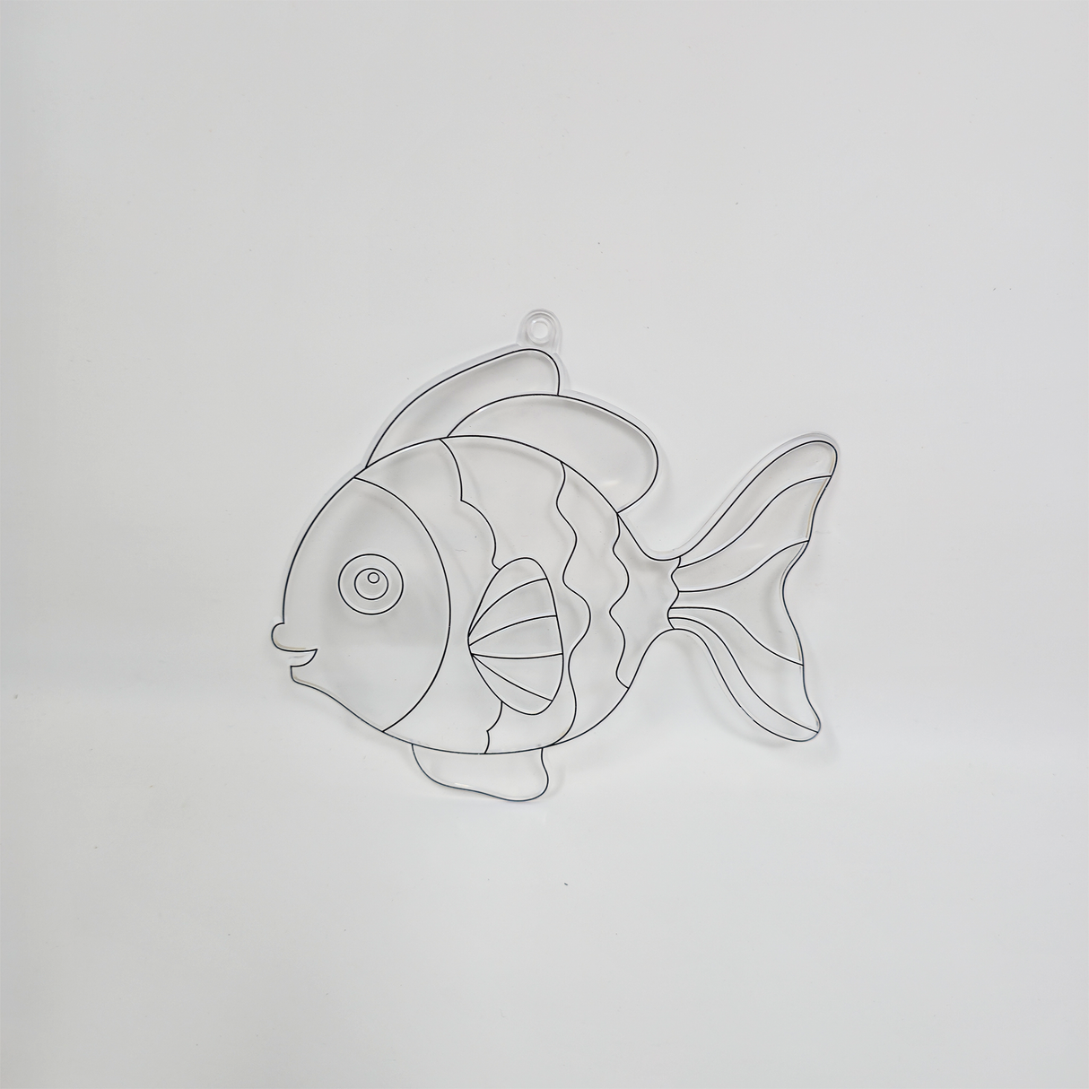 Suncatcher  -  Fish   -   Pack of 5 with Suction Hooks