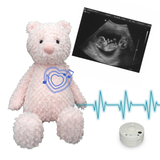Heartbeat Stuffed Bear Flopsy Pink Teddy (16"")