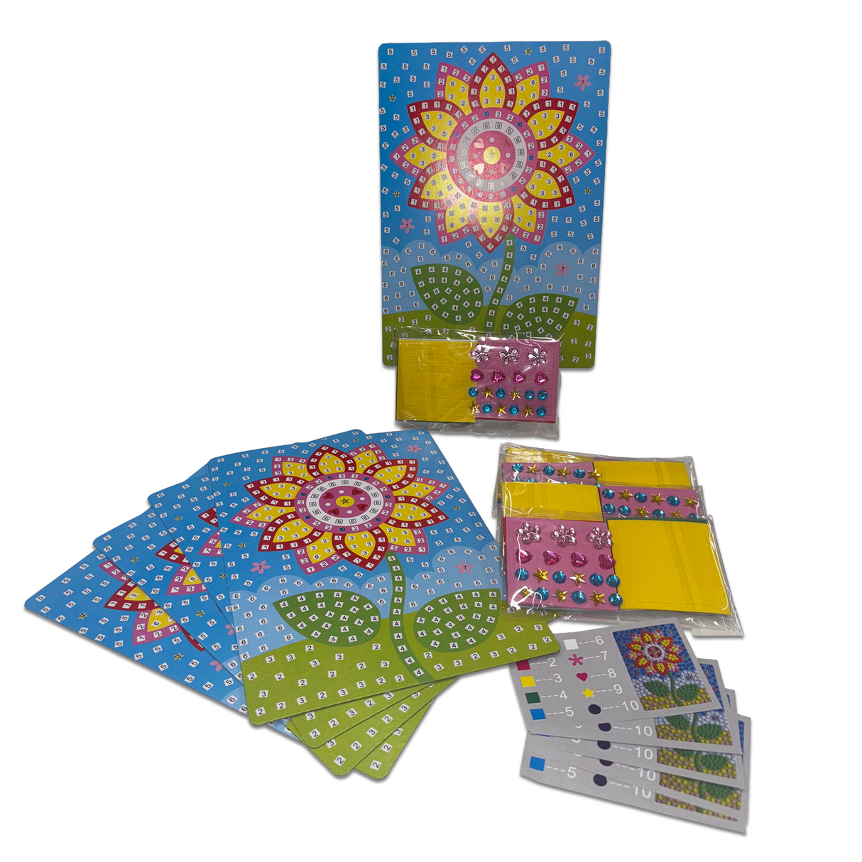 Mosaic Art Flower Pack of 5