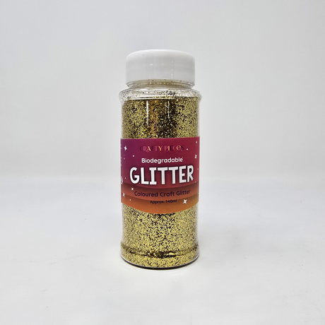 Bio Degradable Glitter 140g - Gold