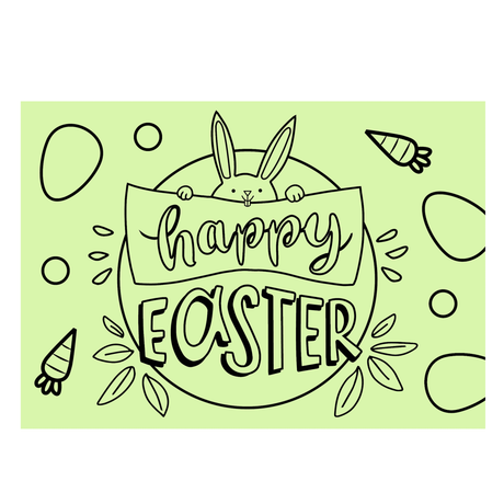 Happy Easter - A5 Sand Art - Pack of 10