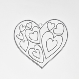 Suncatcher  -   Heart - Pack of 5 with Suction Hooks