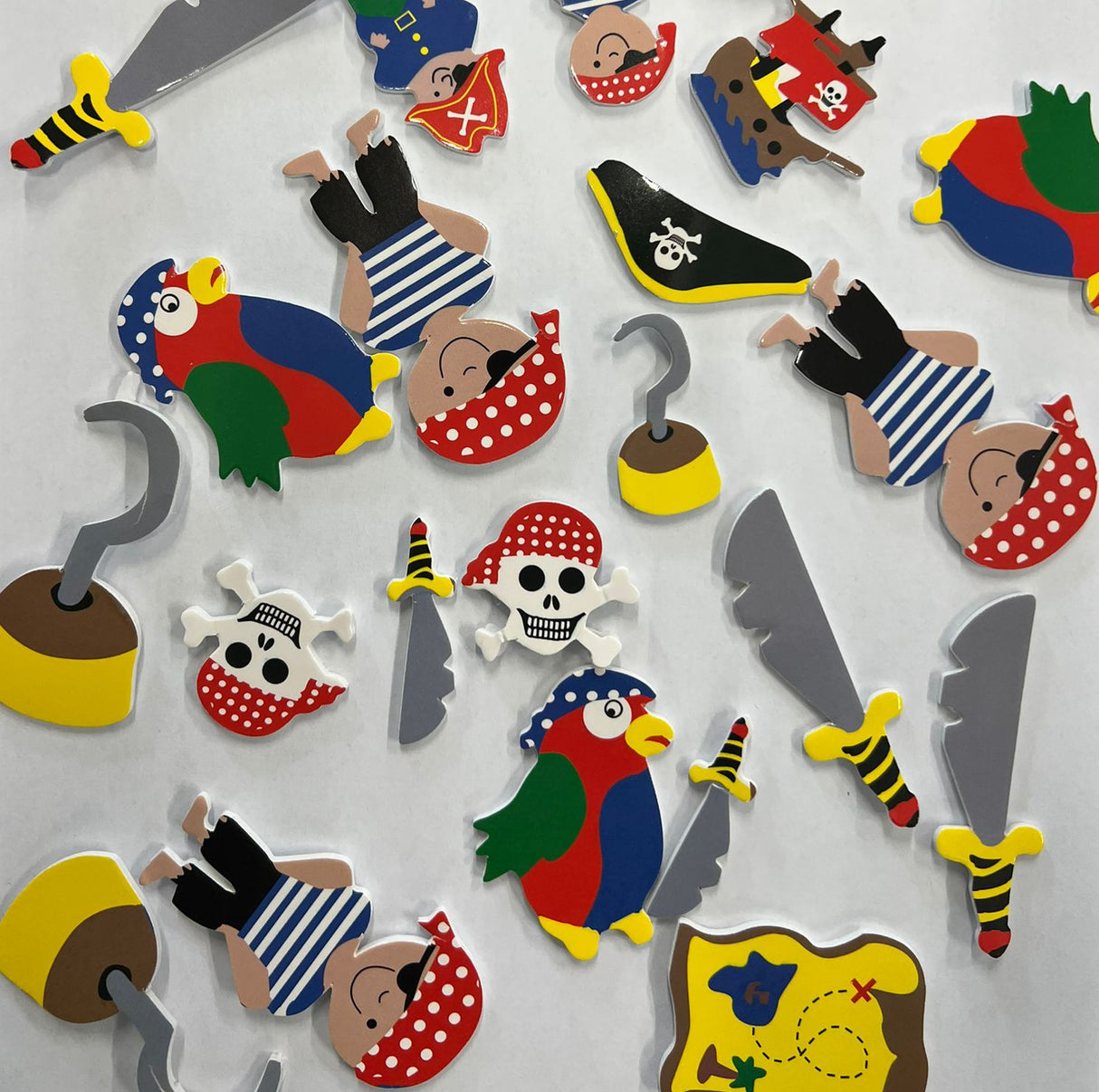 Pirate Foam Stickers x 1 Pack
