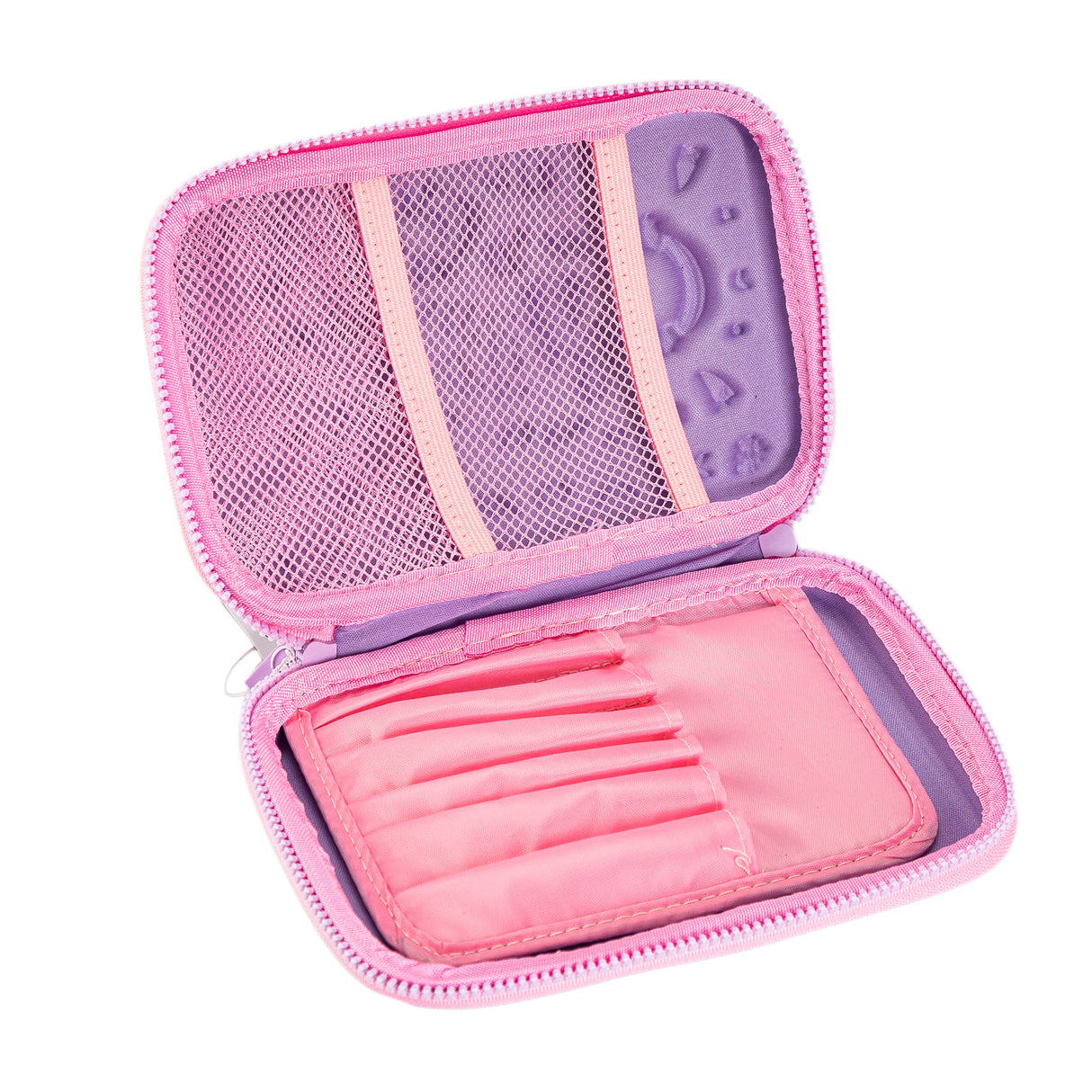 Lilac Unicorns & Rainbows Hardtop Pencil Case