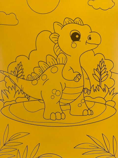 Baby Dino Sand Art