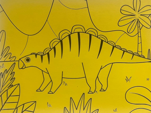 Iguanodon Sand Art