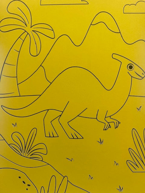 Parasaurolophus Sand Art