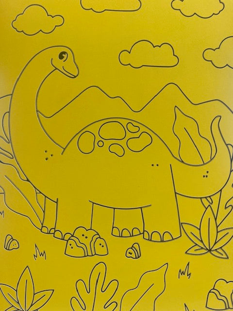 Diplodocus Sand Art