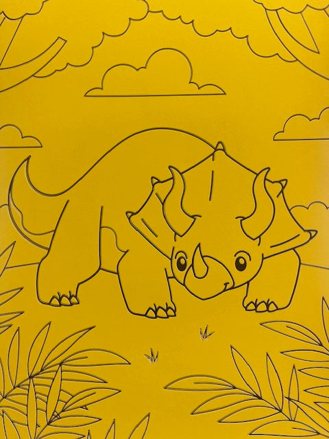 Triceratops Sand Art