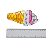 Suncatcher  -  Ice Cream   -   Pack of 5 with Suction Hooks