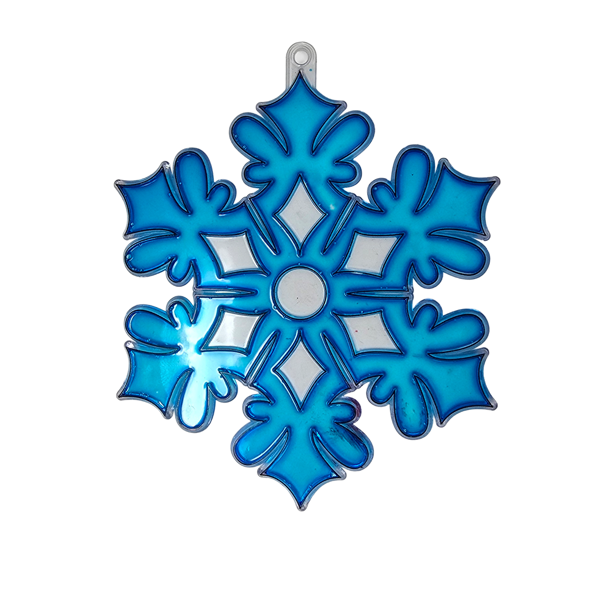 Suncatcher  -   Snowflake  -  Pack of 5 with Suction Hooks