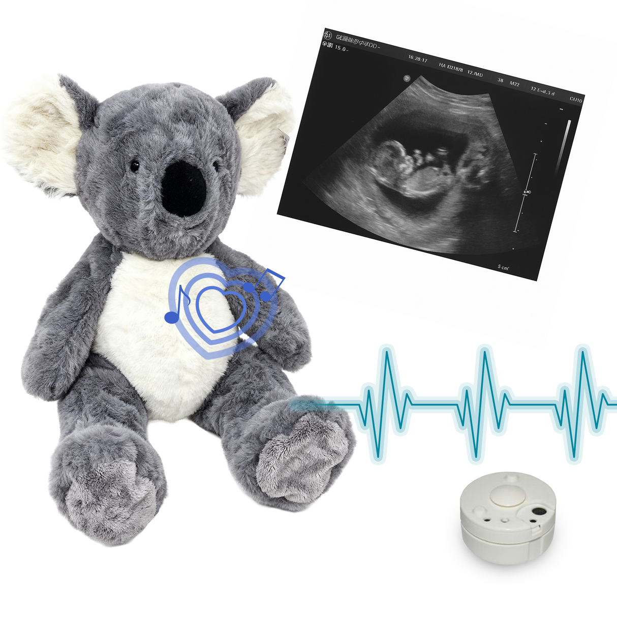 Heartbeat Stuffed Bear Koala (16"")