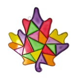 Suncatcher  -  Maple  -   Pack of 5 with Suction Hooks