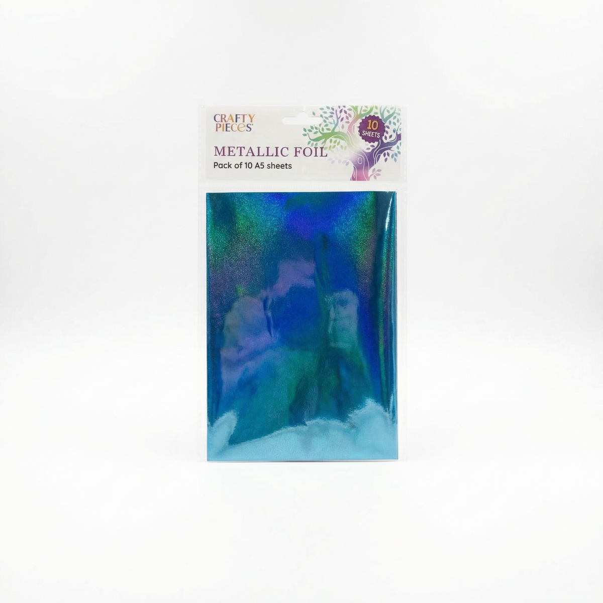 Metallic Foil - Light Blue - Pack of 10 A5 Sheets