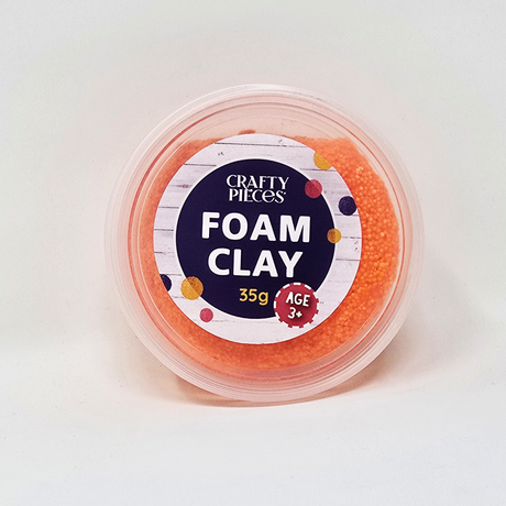 Foam Clay 35g Tub - Orange