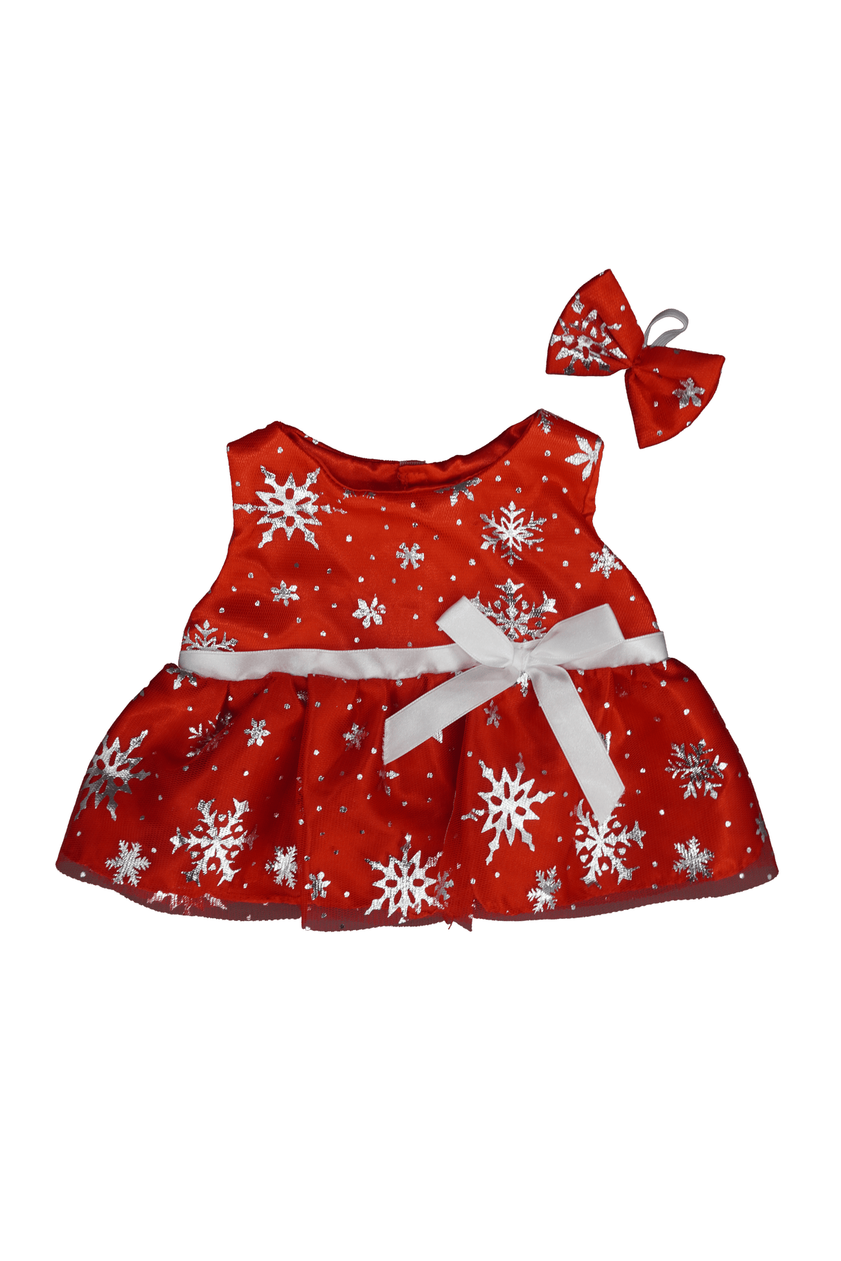 Red Christmas Dress with Bow
