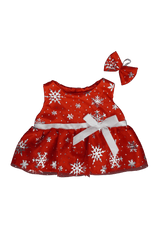 Red Christmas Dress with Bow