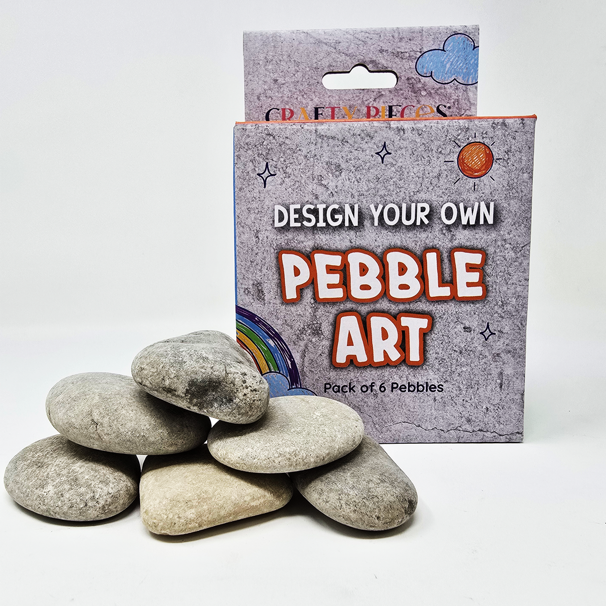 Pebbles Pack of 6