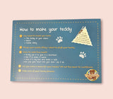 NEW Birth Certificate A5 (Double sided with instructions) Pack of 100 – INCLUDING MAKE A BEAR PROMISE
