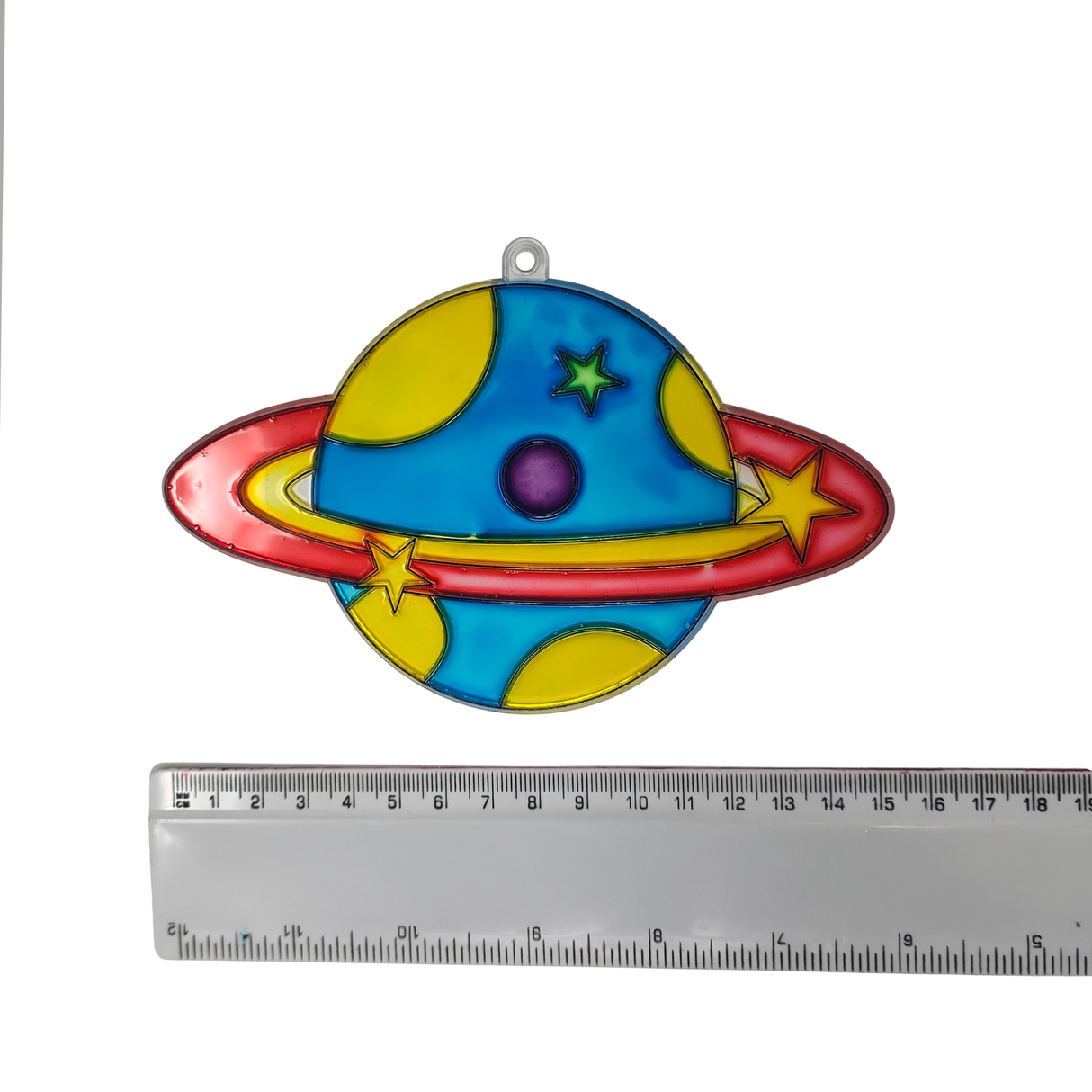 Suncatcher  -  Planet   -  Pack of 5 with Suction Hooks
