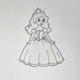 Suncatcher  -   Princess  -  Pack of 5 with Suction Hooks