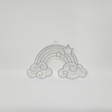 Suncatcher  -  Rainbow   -  Pack of 5 with Suction Hooks