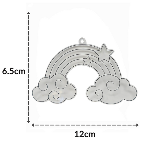 Suncatcher  -  Rainbow   -  Pack of 5 with Suction Hooks