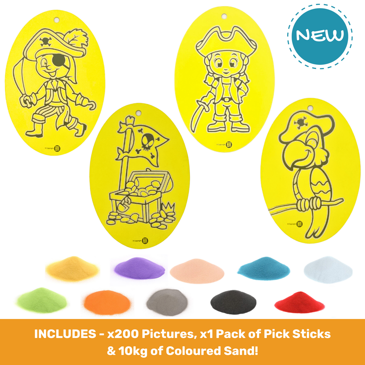 Pirate Pals Sand Art Bundle