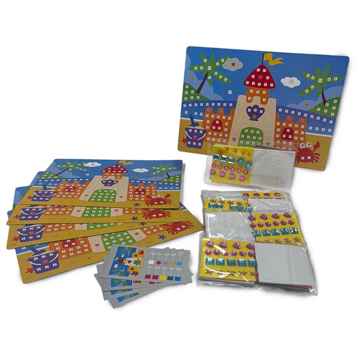 Mosaic Art Sandcastle Pack of 5