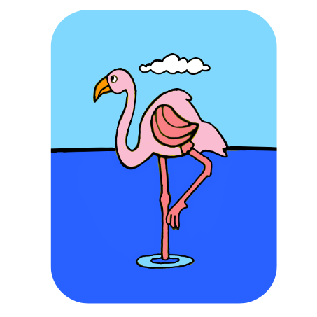 A4 Flamingo Sand Art Picture (25 Pack)