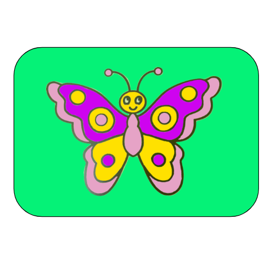 Simple Butterfly A5 Sand Art Picture (10 Pack)