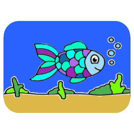 Happy Fish A5 Sand Art Picture (10 Pack)