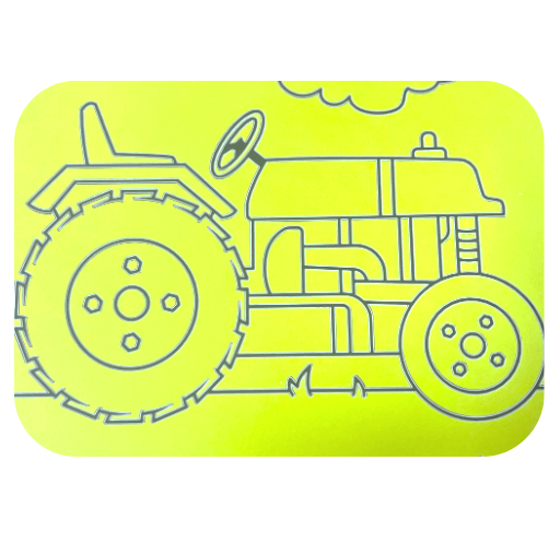Tractor A5 Sand Art Picture (10 Pack)