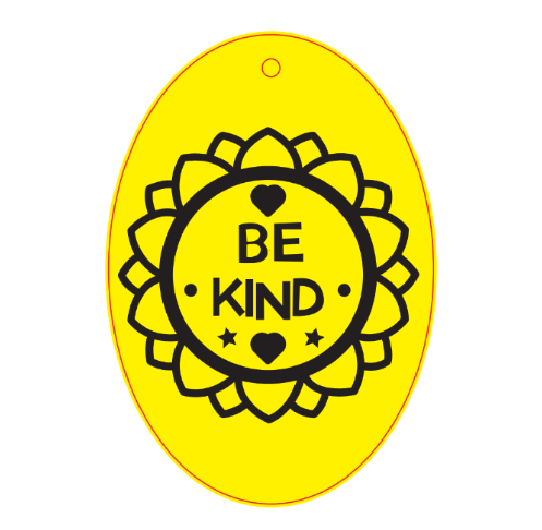 Be Kind Oval Sand Art Picture (10 Pack)