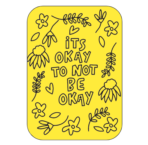 'It's Okay' A5 Sand Art Picture (10 Pack)