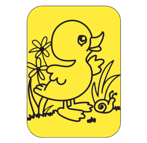 A4 Duckling Sand Art Picture (25 Pack)