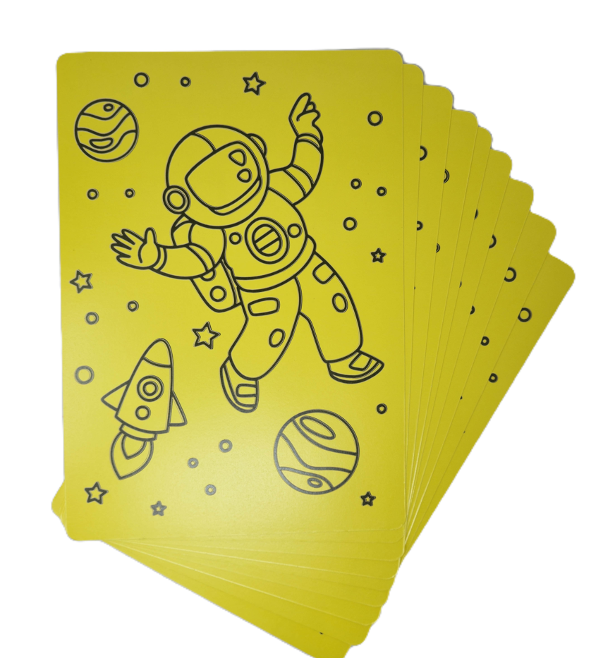 Astronaut A4 Sand Art - Pack of 10