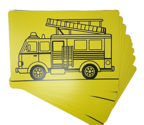 Firetruck A4 Sand Art - Pack of 10