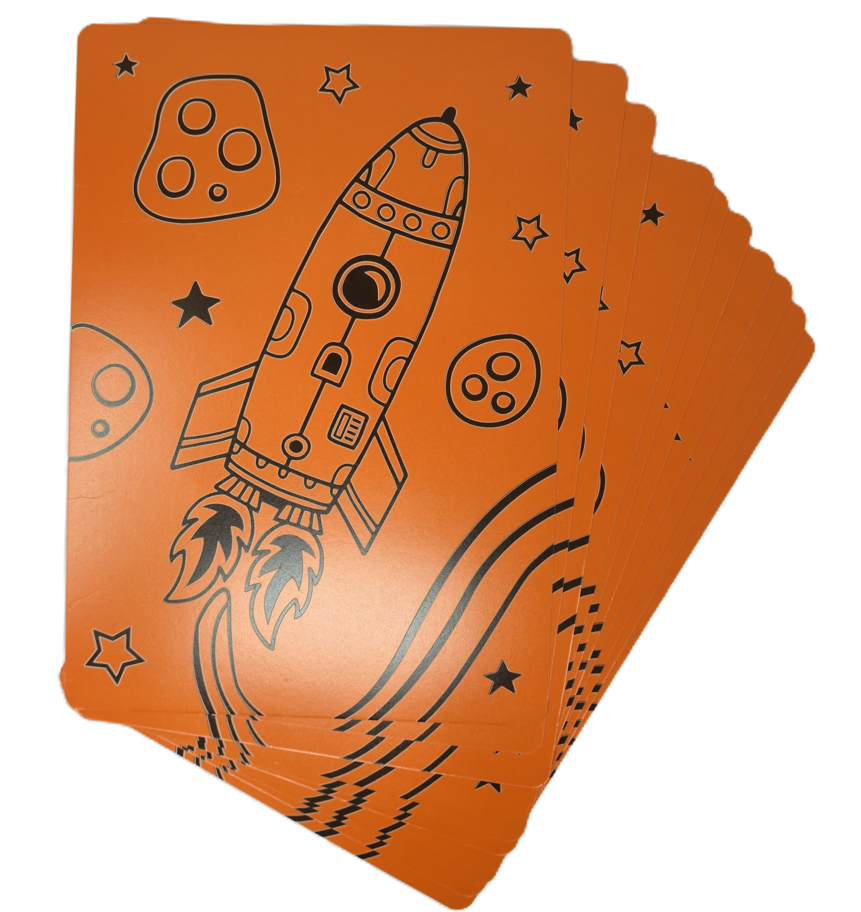 Spaceship A4 Sand Art - Pack of 10